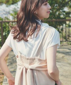 Feroux 【洗える】バックリボン オールインワン