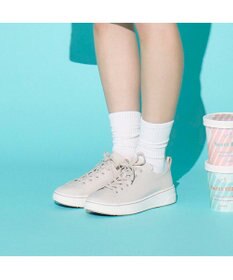 ing <ing>【レイン対応】ローカット厚底スニーカー