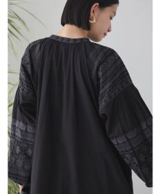 AMERICAN HOLIC インドコットン袖刺繍ワンピース