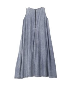 YECCA VECCA バイオ加工ヴィンテージデニムタックワンピース