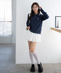 WEGO 【25年秋冬新作/ユニセックスITEM/SMLサイズ展開】別注USPOLOラインポロシャツ（長袖）