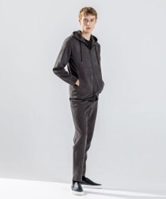 JOSEPH HOMME 【WEB・一部店舗限定  】レザーライクポンチ　ドロスト付テーパードパンツ / PEGG CONVERTIBLE