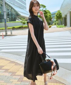 23区 S ウォッシュドシアーボイル ピンタック ワンピース