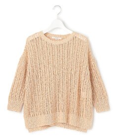 23区 【SLOW/一部店舗限定】エンブロイダリープルオーバー サマー ニット