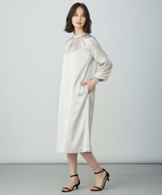 J.PRESS LADIES ノーブルサテン ワンピース