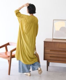 CRAFT STANDARD BOUTIQUE ヴィンテージボイル袖シャーリングワンピース