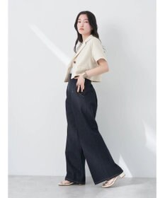 earth music&ecology リサイクルポリエステルブレンドショートシャツ