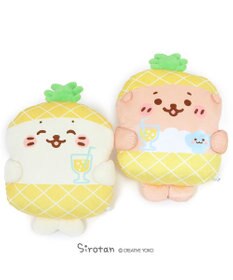 Mother garden しろたん パイナップルパーティー クッション 《しろたん/らっこいぬ》 単品