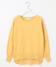 ANY SIS 【CICA加工・選べる9色展開】クルーネックバックスリット ニット