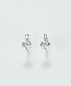 Phoebe 【痛くないシリーズ/金属アレルギー対応】スターリスビジューライトフィットイヤリング　シルバー