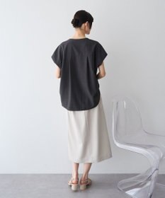 YECCA VECCA 【マシンウォッシャブル】サラサラスキッパーブラウス