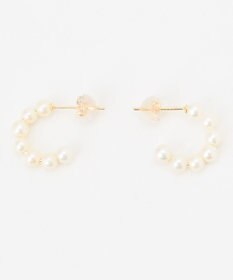 TOCCA 【WEB限定】FRILL PEARL PIERCED EARRINGS K10 淡水パール ピアス