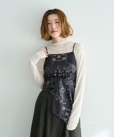 YECCA VECCA ハイネックシアートップス