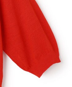 23区 【先行予約】ピュアリネンハイゲージ パフスリーブ ニット