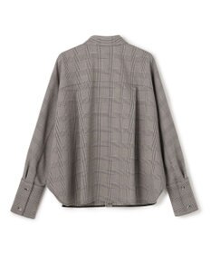 uncrave ウォッシャブルウールライクツイル2 ドルマンシャツ