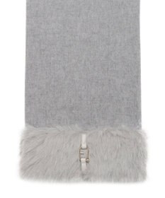 MOONBAT 【WEB限定】FURLA ウール100％×ベルト付きファーマフラー