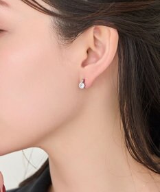Phoebe 【痛くないシリーズ/金属アレルギー対応】スターリスビジューライトフィットイヤリング　シルバー