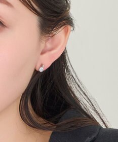 Phoebe 【痛くないシリーズ/金属アレルギー対応】スターリスビジューライトフィットイヤリング　シルバー