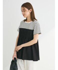 Green Parks シャーリングサテンドッキングプルオーバー