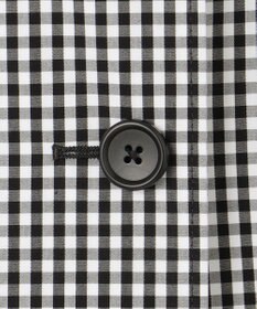 J.PRESS LADIES S 【洗える】 GIZAコットンギンガム ステンカラー コート