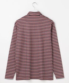 23区GOLF 【MEN】フラッグ総柄長袖ポロシャツ