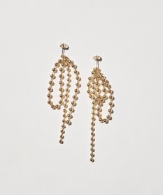 AMERICAN HOLIC ボールチェーンリボンピアス