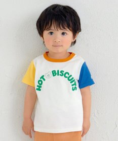 MIKI HOUSE HOT BISCUITS 【70-120cm】ロゴシリーズ 半袖Tシャツ