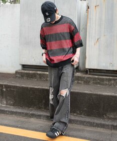 WEGO 【３点SET】アンサンブルメッシュニットプルオーバー（SS）