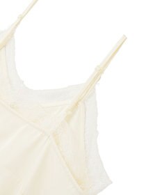 earth music&ecology 【予約】ランジェリーライクレースキャミ