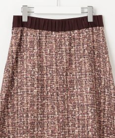自由区 S プリントジャガードストレッチ スカート