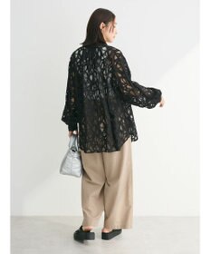 Green Parks ・ＥＬＥＮＣＡＲＥ　ＤＵＥ　レースバンドカラーブラウス