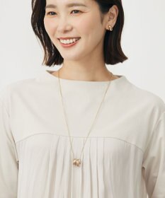 J.PRESS LADIES ジルコニア ビジューリング ネックレス