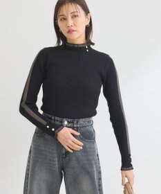 Green Parks ・ｓｗｉｎｇ　ｂｙ　シフォンフリルリブハイネック