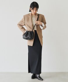 russet レザー巾着4WAYショルダーバッグ(CE-1454)