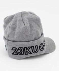 23区GOLF 【MEN】ツバ付きニット キャップ