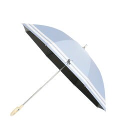 MOONBAT POLO RALPH LAUREN（ポロ ラルフローレン）晴雨兼用日傘 ボーダー ポロポニー 長傘 遮光率100％ 遮熱 UV