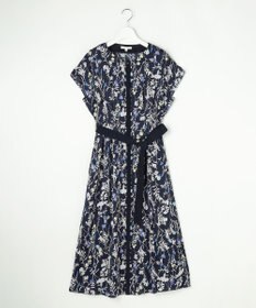 自由区 S 【ご好評につき追加生産・新色追加】ハーバルフロープリント ワンピース