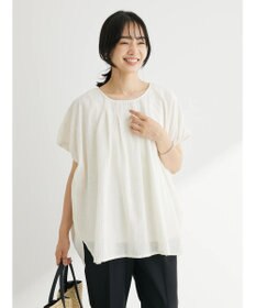 Green Parks インド綿　ＳＥＴ２点　マルチ刺繍ブラウス＋タンク