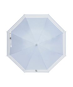 MOONBAT POLO RALPH LAUREN（ポロ ラルフローレン）晴雨兼用日傘 ボーダー ポロポニー 長傘 遮光率100％ 遮熱 UV