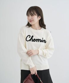 Green Parks 洗える　さがら刺しゅうロゴニットプル