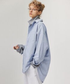 LENO OXFORD SHIRTS《UNISEX》オーバーサイズレギュラーカラーシャツ