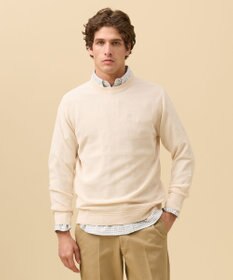 J.PRESS MEN ギマコットンカノコクルーネック ニット