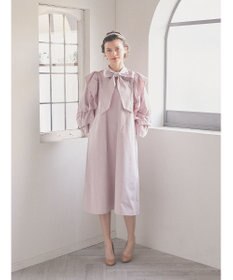 Maison de FLEUR ラッフルボウタイワンピース