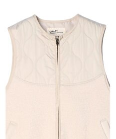 CRAFT STANDARD BOUTIQUE キルティングボア切替ベスト