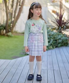 ANY KIDS アニマル×フルーツ 長袖 Tシャツ