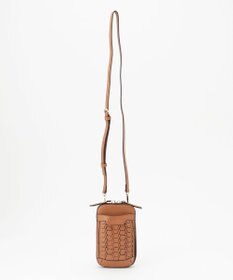 LA BAGAGERIE 【veganview】v piece mesh smartphone shoulder bag