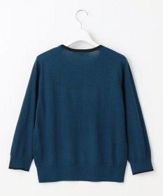 J.PRESS LADIES 【洗える】トリムツイン ニット