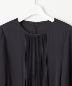 自由区 【洗える・XSサイズあり】フロントプリーツ ドレス