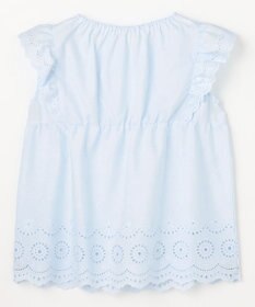 ANY KIDS 【洗濯機可能/接触冷感】ひんやり レース刺繍ブラウス
