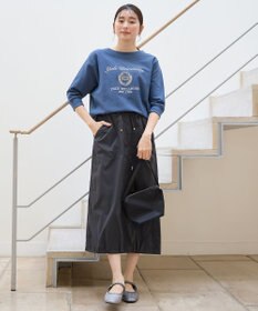 ANY L 【ウエストゴム】撥水ナイロンベイカースカート